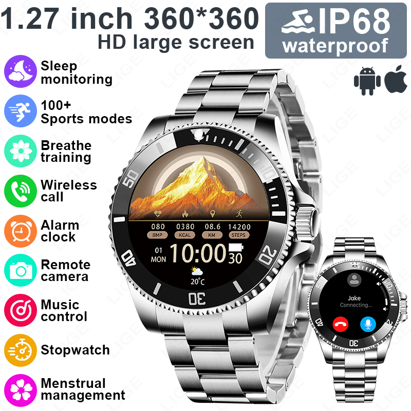 Korean Luxury Lifestyle - LIGE Nieuwe Stijl Luxe Smartwatch Als