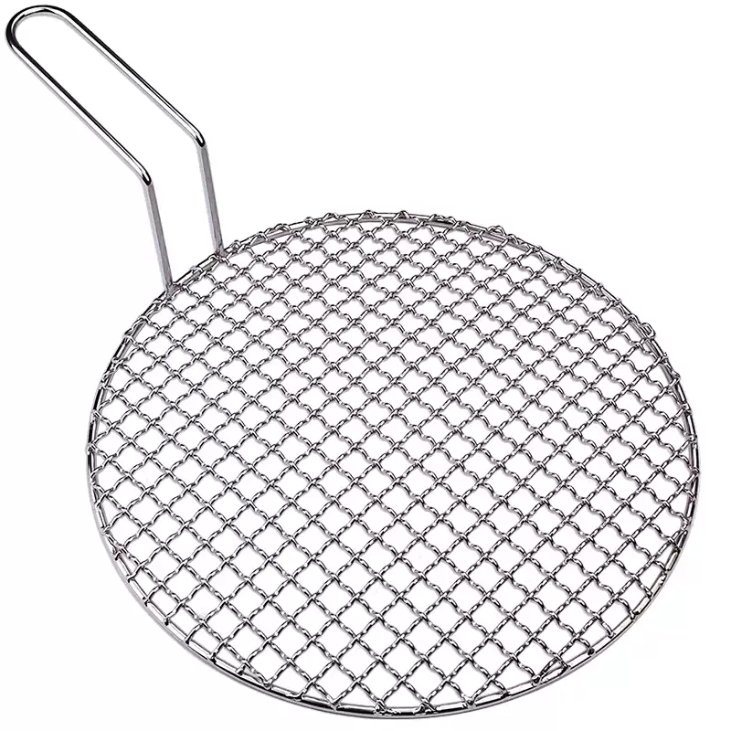Korean Bbq Grill - Ronde roestvrijstalen draadgaasgrill - zware honingraat