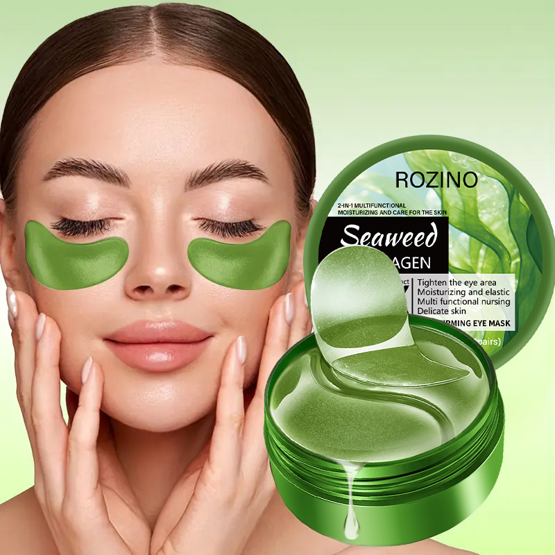 Sheet Mask Collagen - Rozino Seaweed Collagen Oogmasker is gemaakt