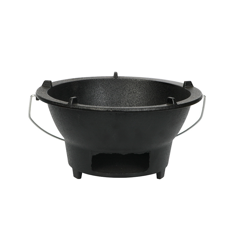 Korean Bbq Grill - Draagbare gietijzeren hibachi grillfornuis, kleine houtskool