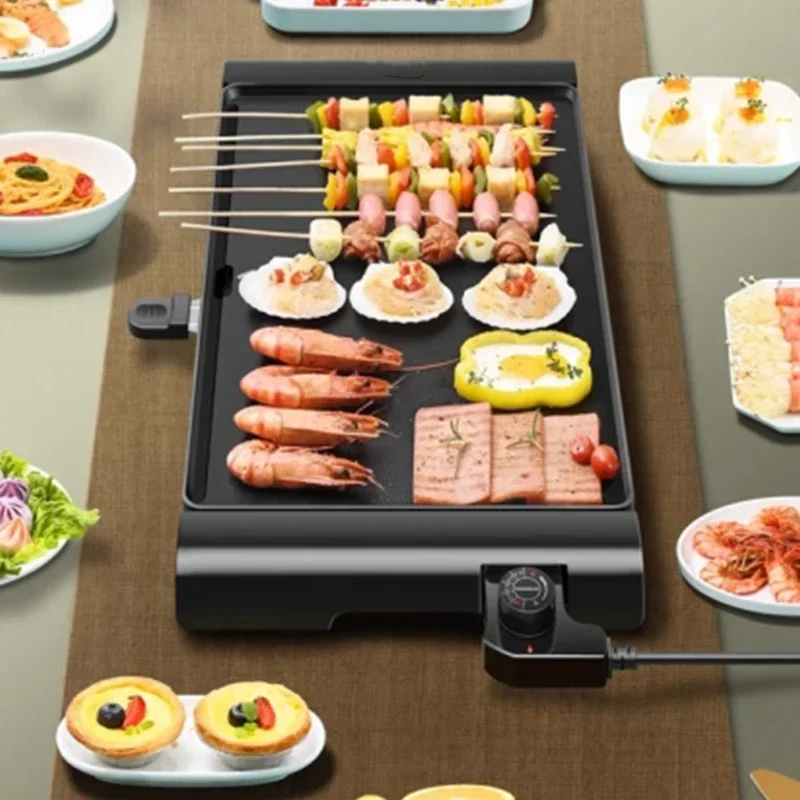 Korean Bbq Grill - Elektrische grill, rookloze elektrische grillpan, Koreaanse