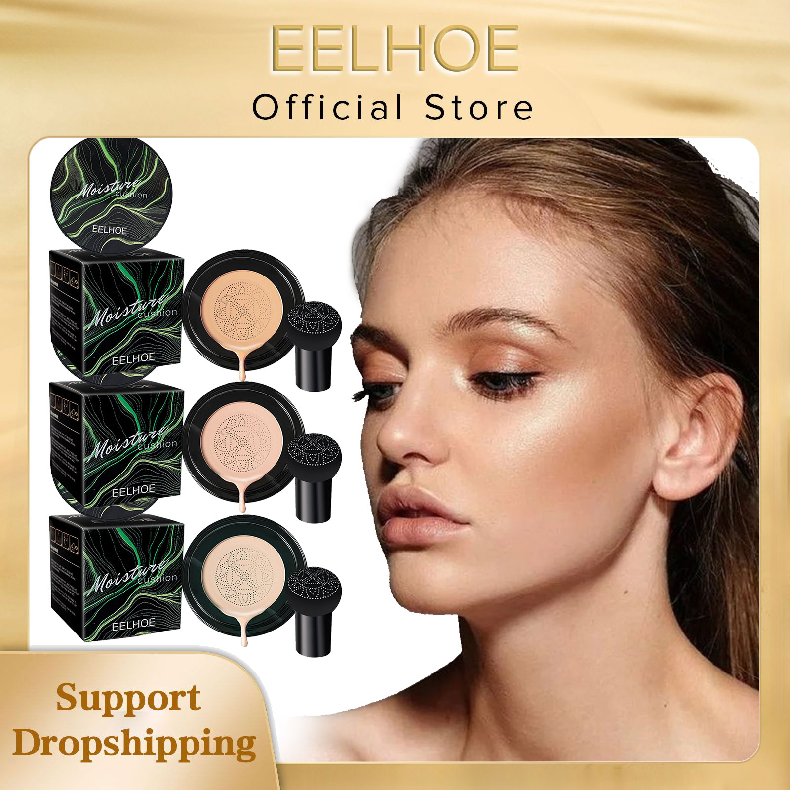Bb Cushion Korean - Eelhoe Paddestoel Luchtkussen Cc Crème Paddestoel