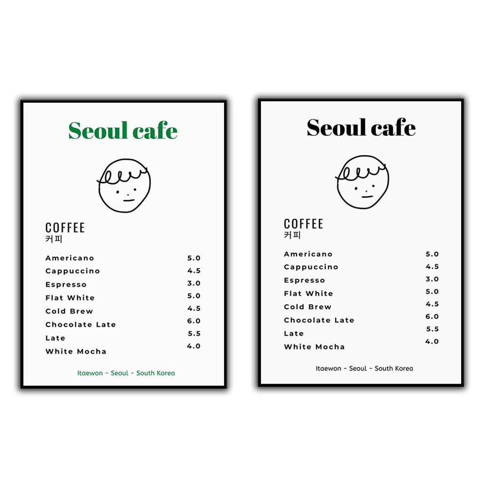 South Korea Lifestyle - Seoul Cafe Print Wall Art Printbaar