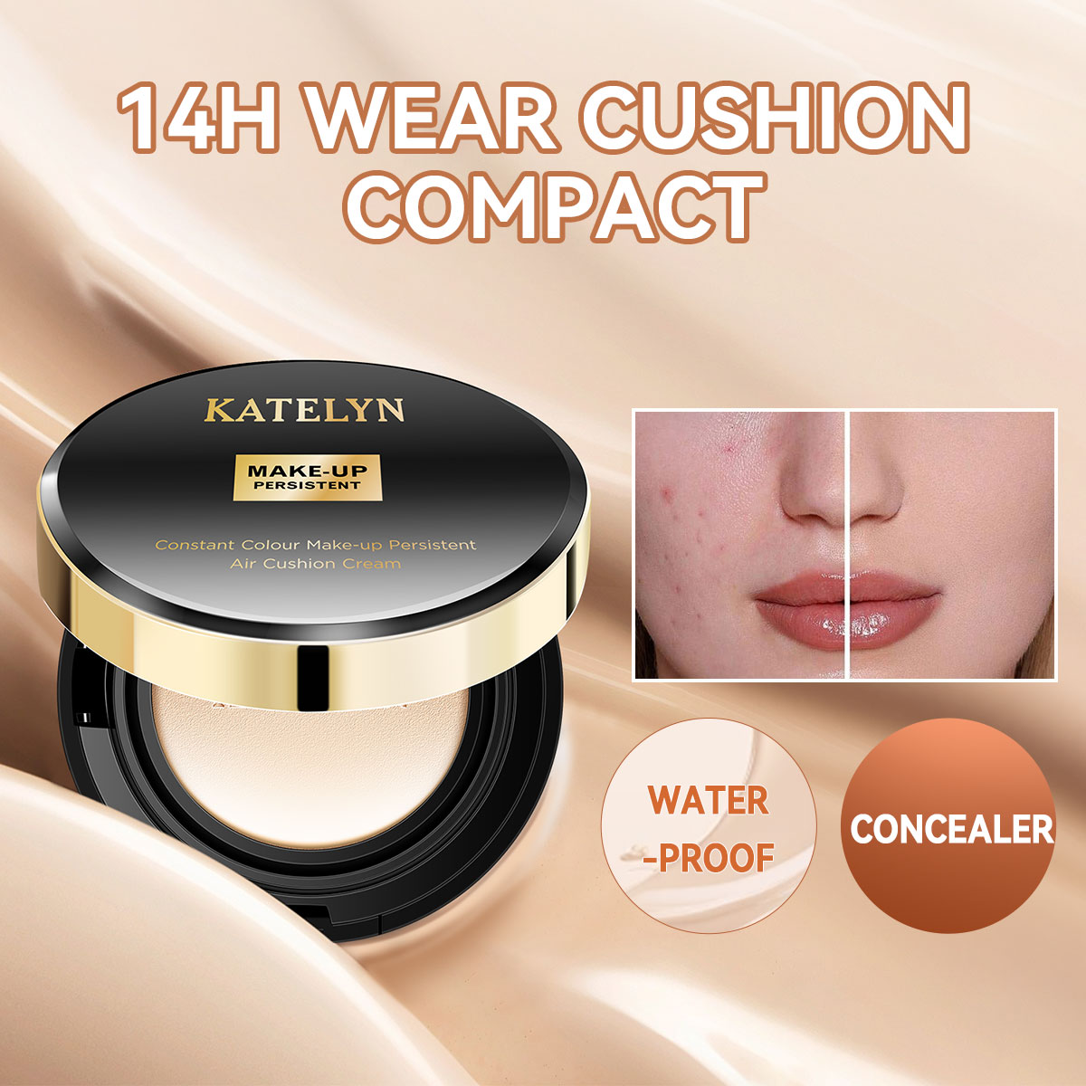 Vloeibare gezichtsfoundation,  - Bb Cushion Korean recensie en prijs