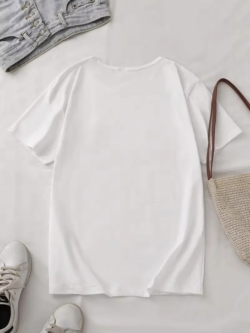 Dames-T-shirt met een illustra - Korean Pants Lifestyle recensie en prijs