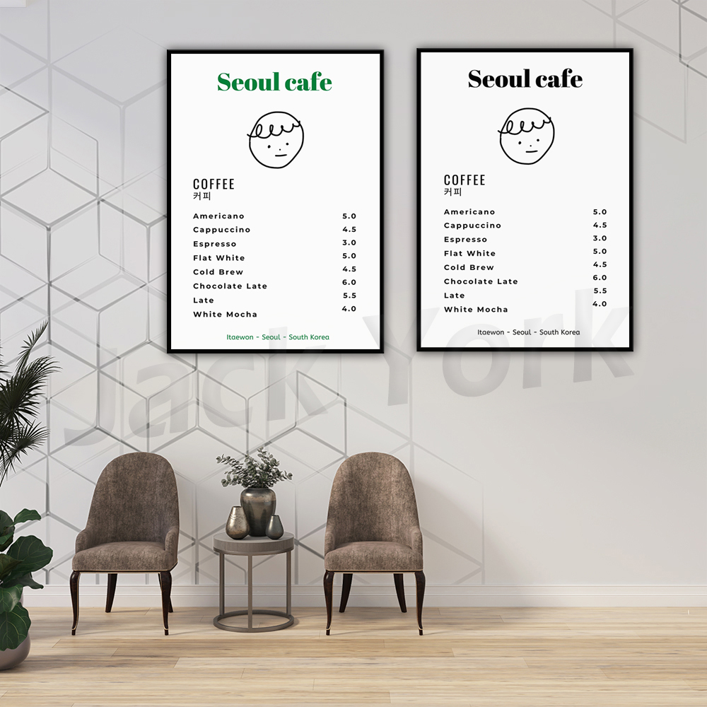Seoul Cafe Print Wall Art Prin - South Korea Lifestyle recensie en prijs