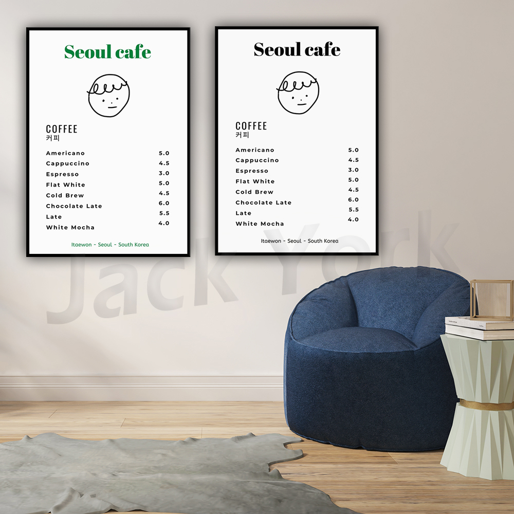 Seoul Cafe Print Wall Art Prin - South Korea Lifestyle recensie en prijs