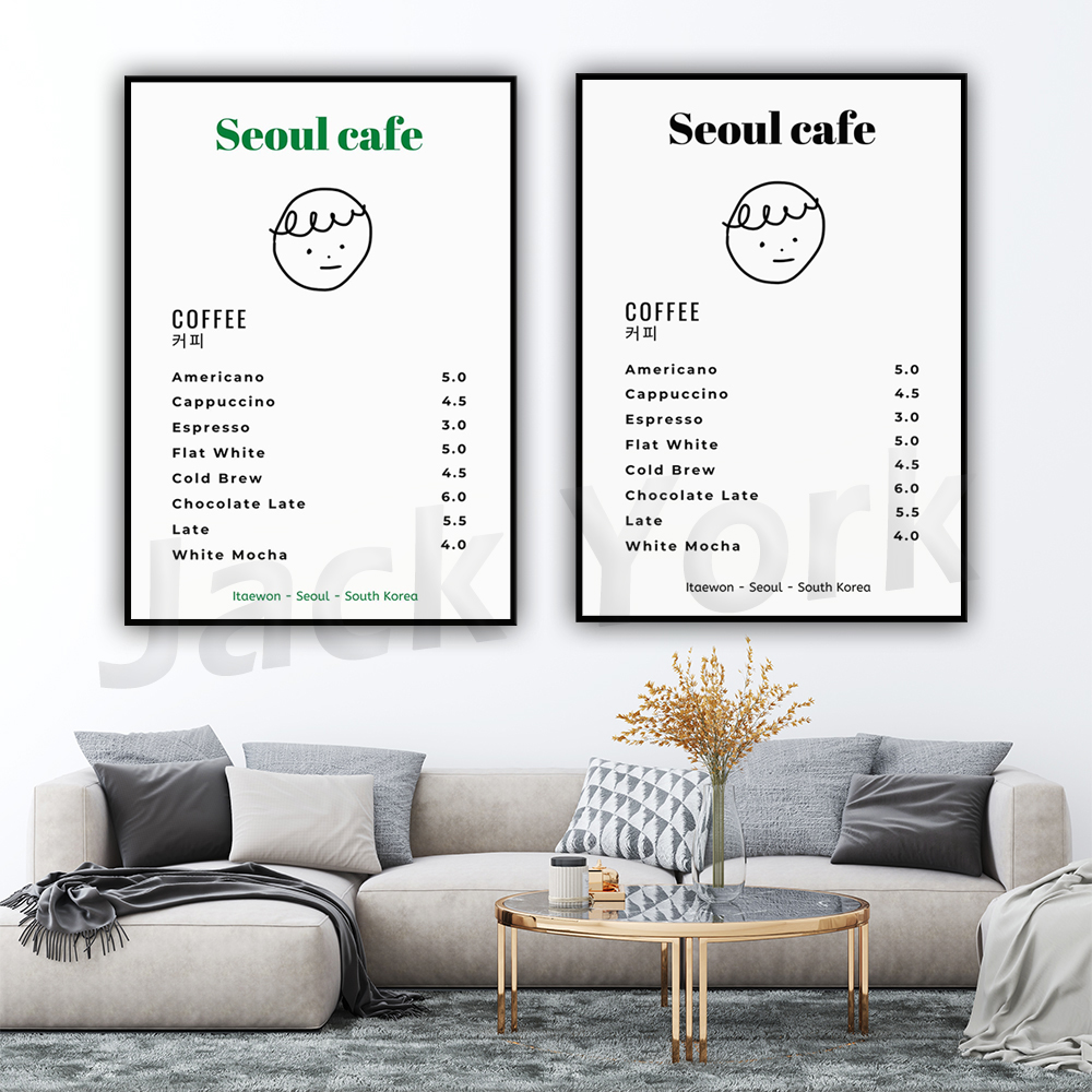 Seoul Cafe Print Wall Art Prin - South Korea Lifestyle recensie en prijs